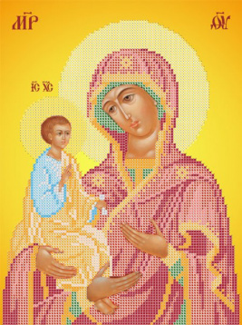 Богородица Троеручица Вертоградъ C812, цена 136 руб. - интернет-магазин Мадам Брошкина