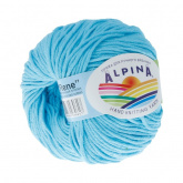 Пряжа Альпина Rene цв.3846 яр.голубой Alpina 14087719322