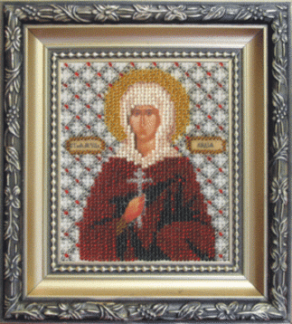 Икона святой мученицы Лидии Чаривна Мить Б-1080, цена 550 руб. - интернет-магазин Мадам Брошкина
