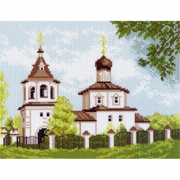 Церковь Матренин Посад 0689, цена 0 руб. - интернет-магазин Мадам Брошкина