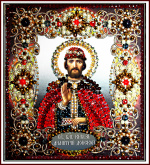 Святой Дмитрий Образа в каменьях 77-И-33