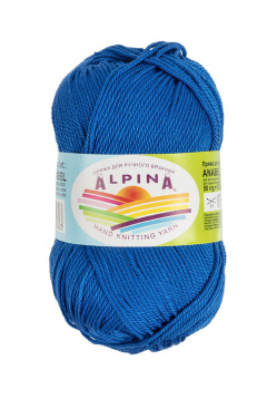 Пряжа Альпина Anabel цв.055 синий Alpina 10229608232, цена 2 299 руб. - интернет-магазин Мадам Брошкина