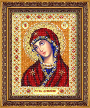 Богородица Огневидная Паутинка Б1025, цена 1 725 руб. - интернет-магазин Мадам Брошкина