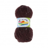 Пряжа Альпина Alpaca Tweed цв.12 т.бордовый Alpina 11380012782