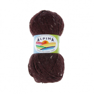 Пряжа Альпина Alpaca Tweed цв.12 т.бордовый Alpina 11380012782, цена 5 808 руб. - интернет-магазин Мадам Брошкина