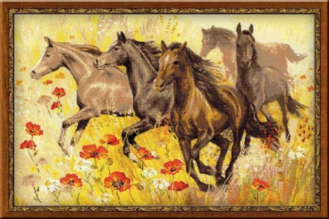 Табун лошадей Риолис 1064, цена 3 077 руб. - интернет-магазин Мадам Брошкина