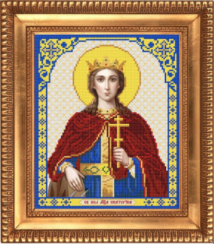 Святая Великомученица Екатерина Благовест И-4103, цена 183 руб. - интернет-магазин Мадам Брошкина