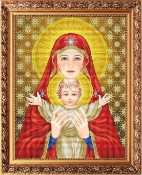 Богородица с младенцем Славяночка ААМА-302, цена 222 руб. - интернет-магазин Мадам Брошкина
