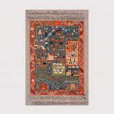 : "Azeri Carpet" (Азербайджанский ковер), 26 х 18 см Le Bonheur des Dames 3601
