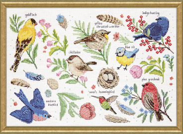 Изучая птиц Design Works 3413, цена $44 - интернет-магазин Мадам Брошкина