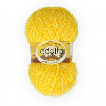 Пряжа Аделия Brilliant цв.03 жёлтый Adelia 3243757752, цена 2 331 руб. - интернет-магазин Мадам Брошкина