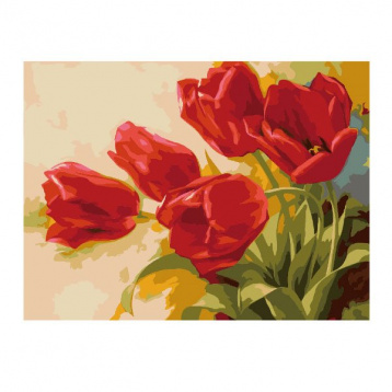 Красные тюльпаны Molly GX7531, цена 868 руб. - интернет-магазин Мадам Брошкина