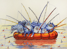 "Ловись рыбка большая" по рисунку И. Зенюк Марья Искусница 07.011.04